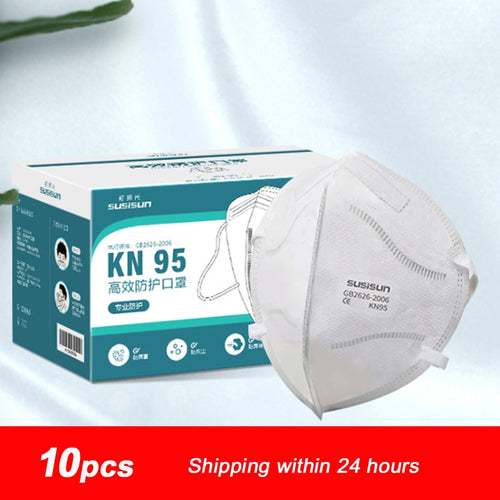 10Pcs KN95 CE Certification Face Mask N95 FFP3 Mouth Mask Anti Smog Strong Protective than FFP2 KF94