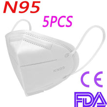 Load image into Gallery viewer, 10 pcs KN95 Mask Dust Proof Anti-fog Breathable Face Masks n95% Filtration N95 Masks Features as KF94 FFP2