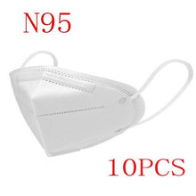 Load image into Gallery viewer, 10 pcs KN95 Mask Dust Proof Anti-fog Breathable Face Masks n95% Filtration N95 Masks Features as KF94 FFP2